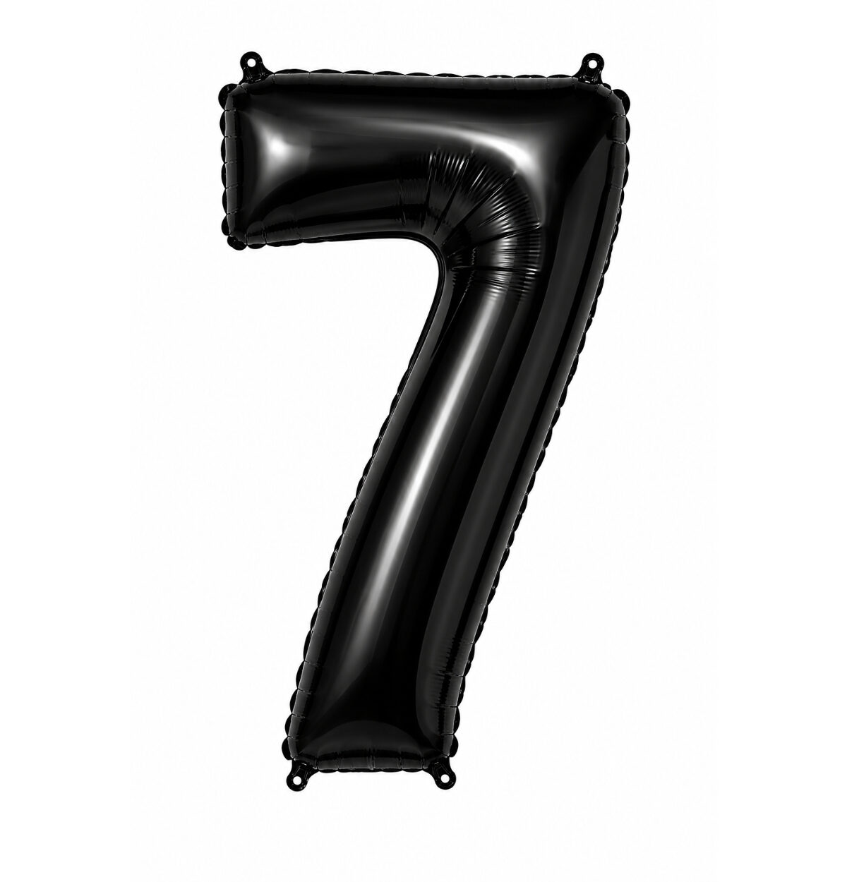 34" Black Number 7 Foil Balloon