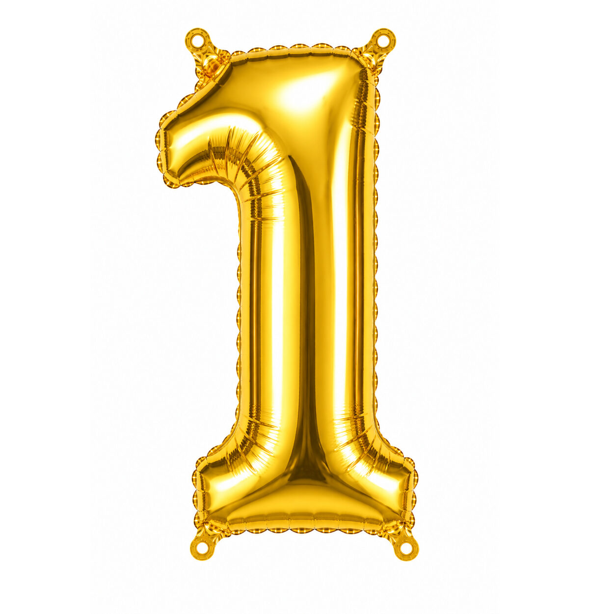 34" Gold Number 1 Foil Balloon