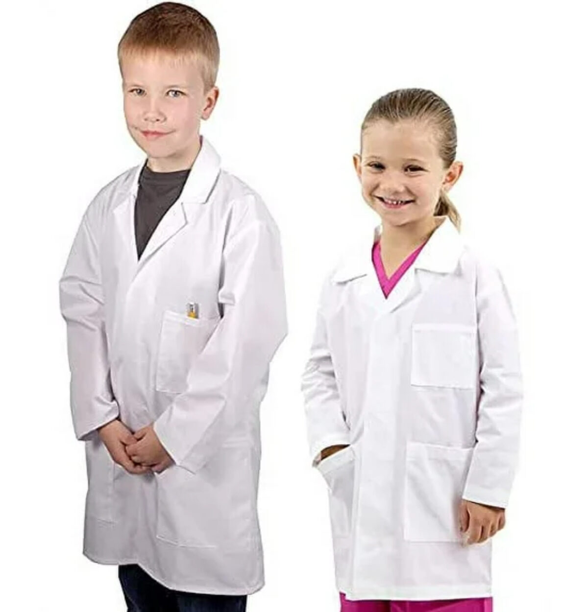 DOCTOR LAB COAT KID'S COSTUME MEDIUM 5-6
