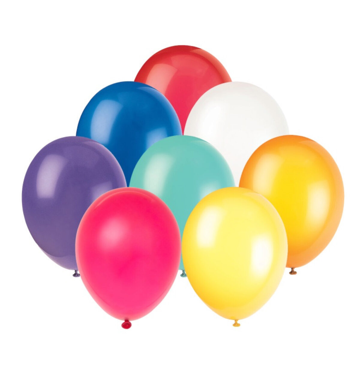 Assorted Color Latex Balloons - 12 in, 72 ct.