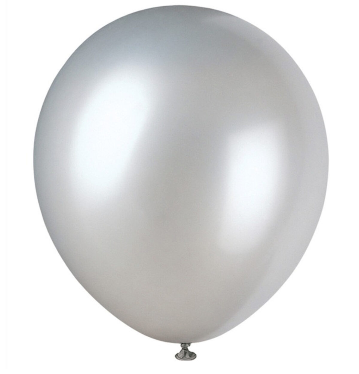 Silver Latex Balloons - 12 in, 72 ct.