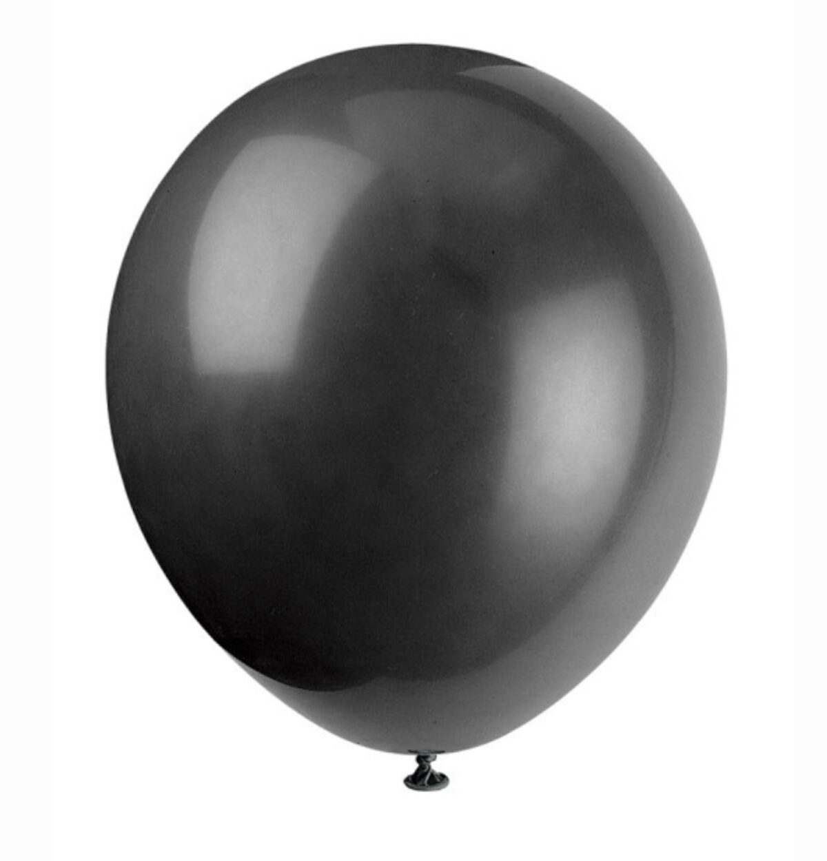 Jet Black Latex Balloons - 12 in, 72 ct.