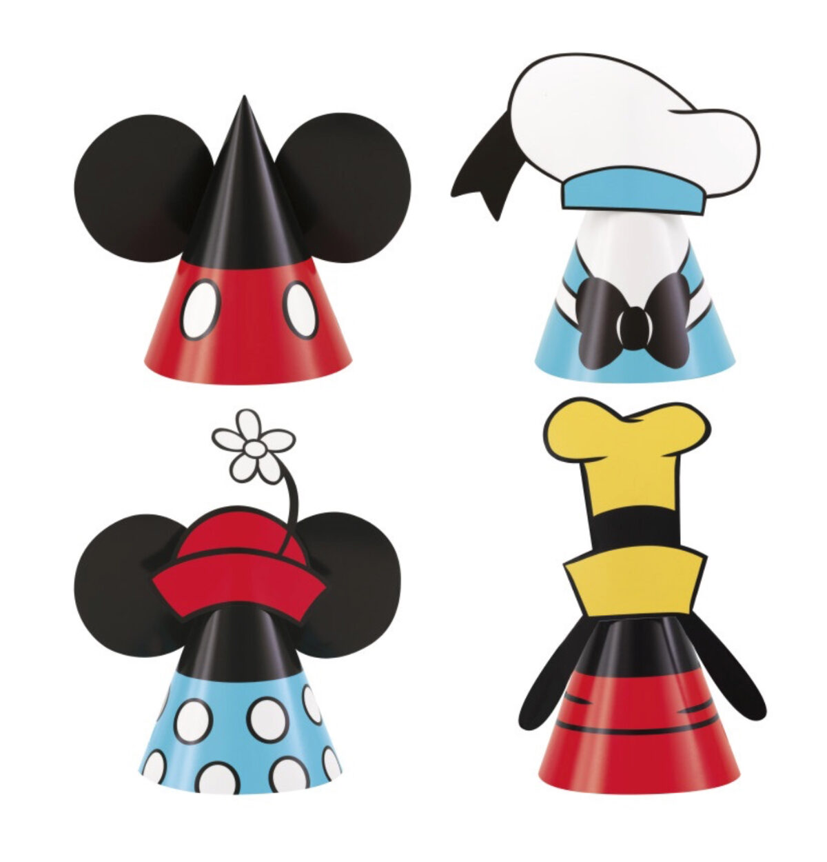 Disney Mickey Mouse Party Hats 8ct.