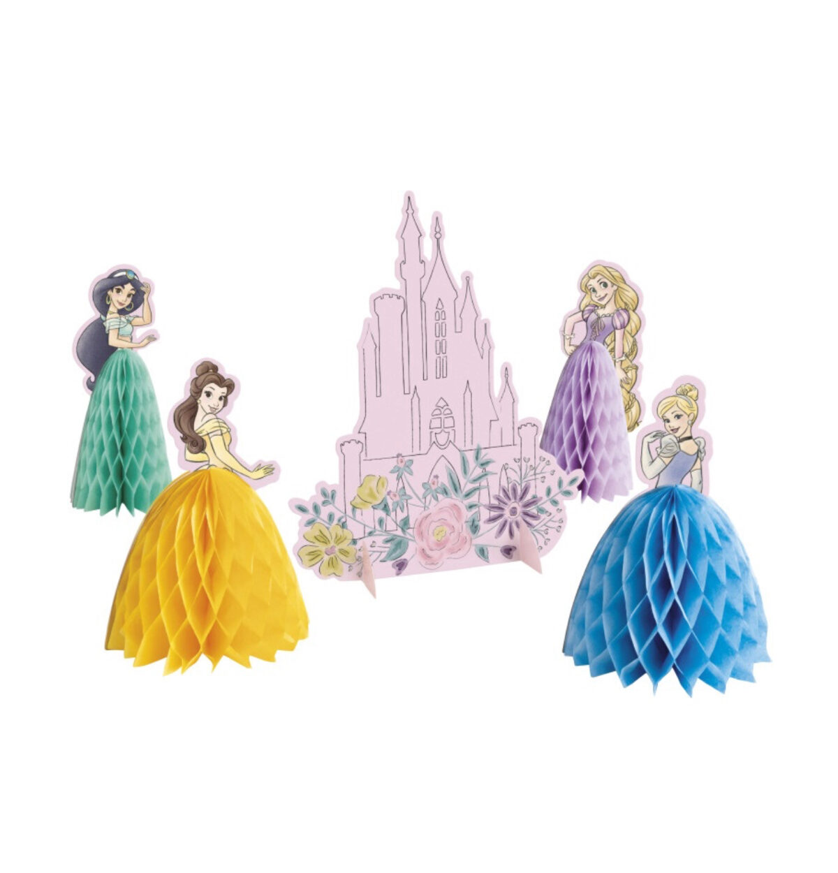 Disney Princess Assorted Standing Puff Tissue Centerpieces 8ct.