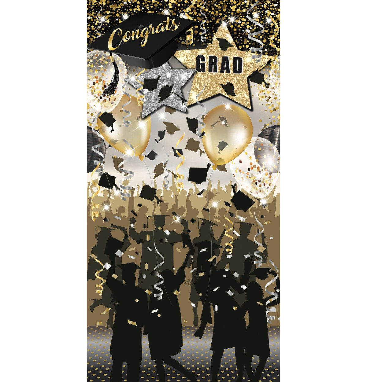 GRADUATION BACKDROP 2PC PANEL SCENE SETTER