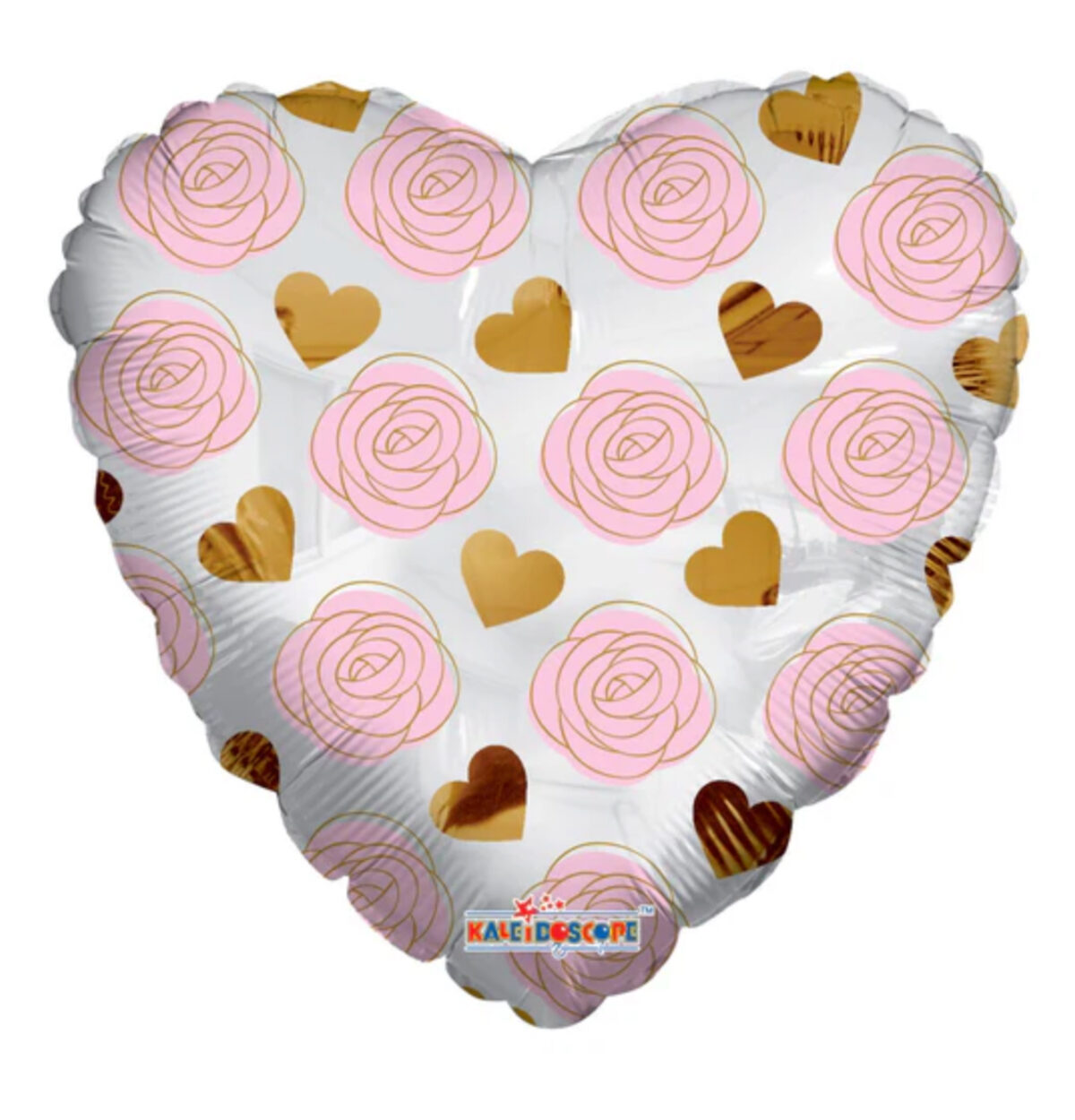 18" Hearts & Roses Pink Balloon #201