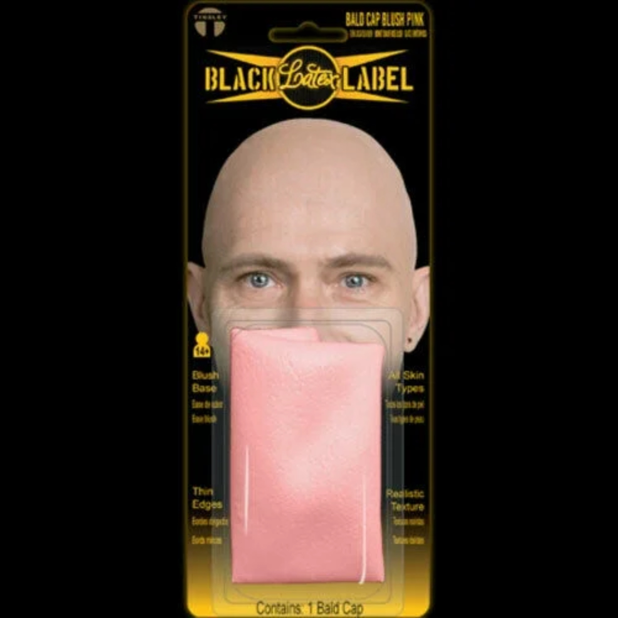 Tinsley-Transfers-Men-Women-Latex-Realistic-Fake-Bald-Head-Skin-Wig-Blush-Cap_1390b60f-593a-4dfc-a3b-1.jpg Premium Bald Cap - Image 1