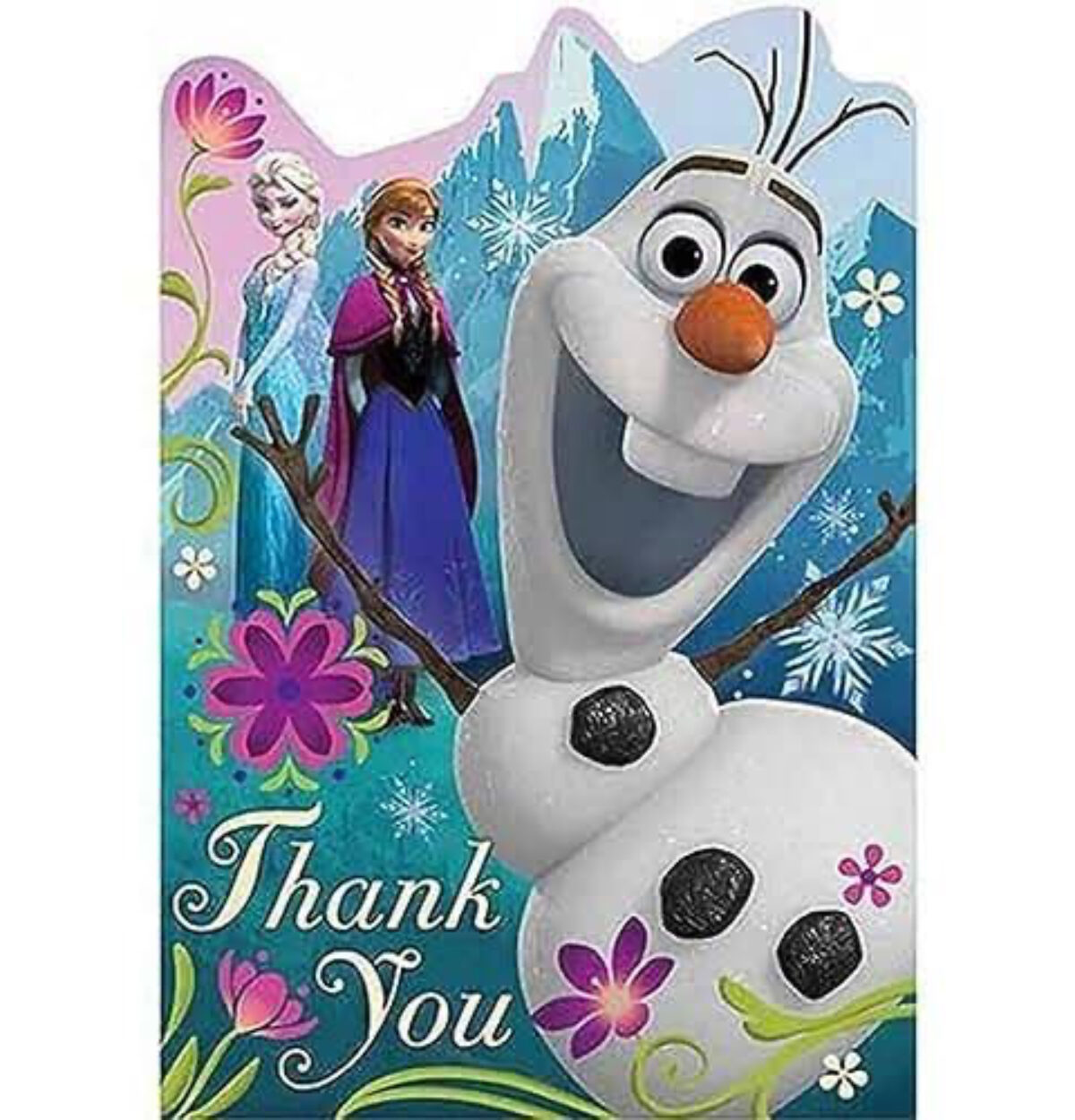 Frozen Thank You Cards