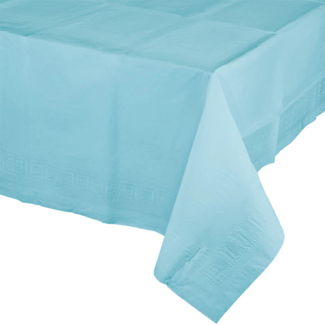 yhst-137472505956436_2621_3920993444_1280x-jpg-1.jpg Pastel Blue Plastic Table Cover 54"x108" - Image 1