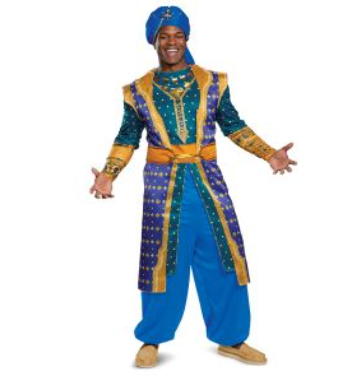 ALADDIN GENIE DELUXE COSTUME ADULT X-LARGE (42-46)