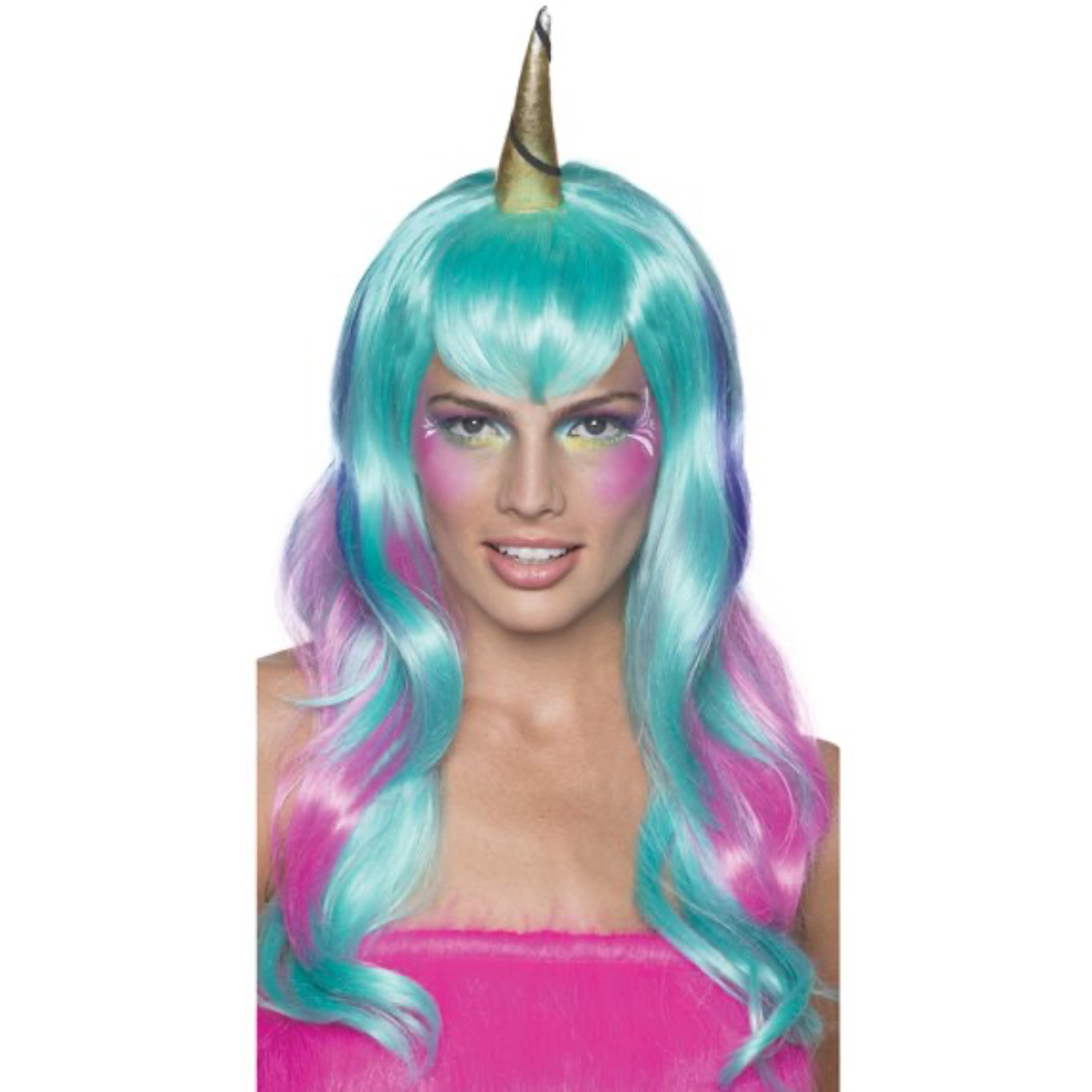3a8102fb-c7d3-469e-8573-6a92a321abf9_1-2d9ed9854e408cc915a83df2a4722e54.jpg Unicorn Fairy Wig - Image 1
