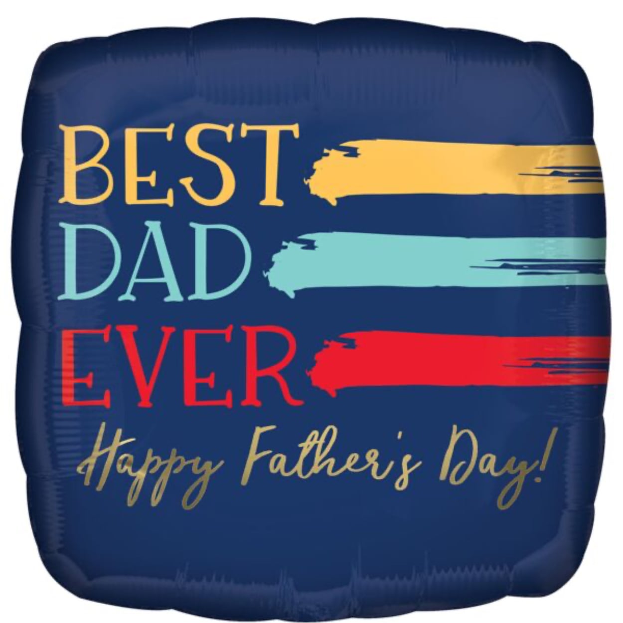 44301_1-2.jpg 17" Painted Best Dad Ever Balloon - Image 1