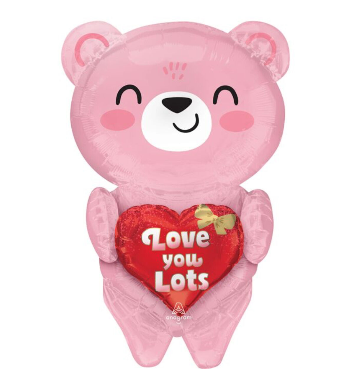 31" Blush Bear Hugs Balloon