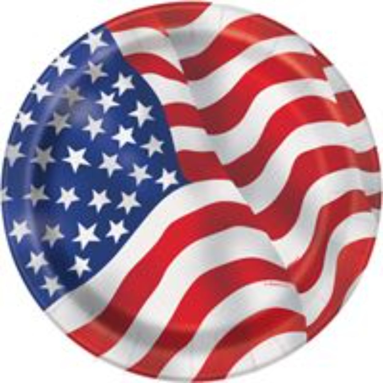 65916273_343_200x200.jpg USA FLAG 9" PLATES 8CT. - Image 1