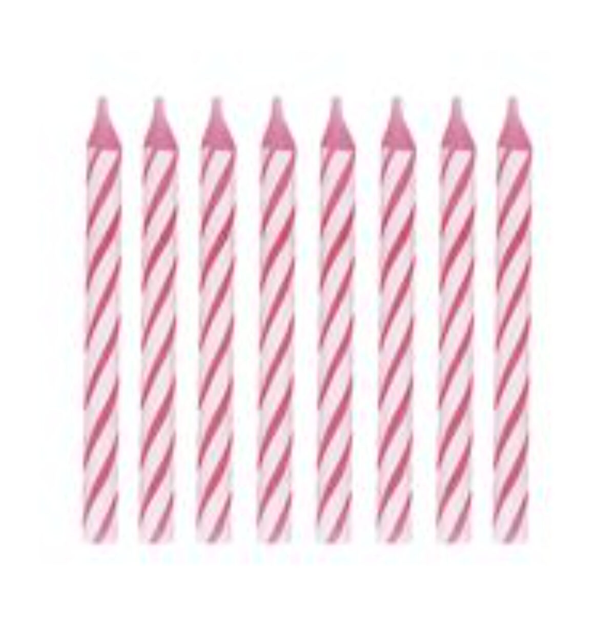 Spiral Bday Candle Pink