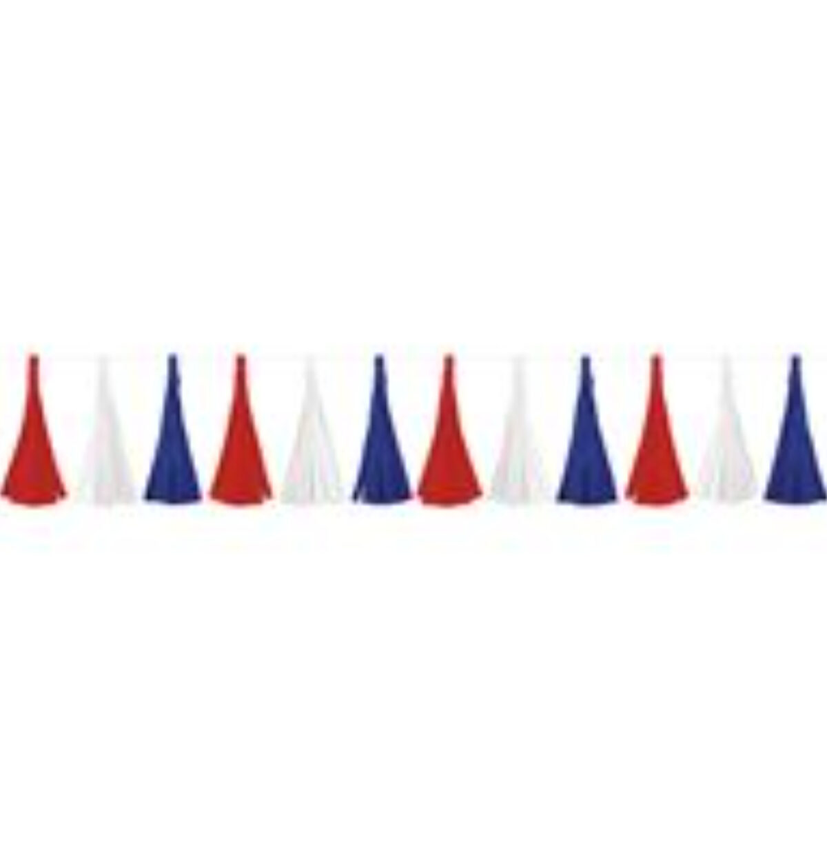 PATRIOTIC PAPER TASSEL GARLAND
