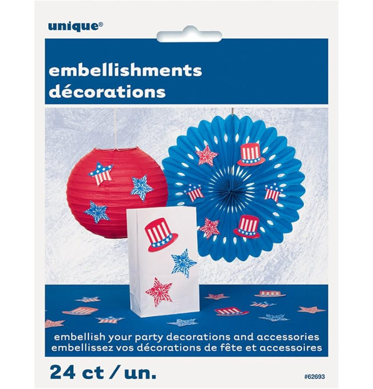 Patriotic Party Embelishment