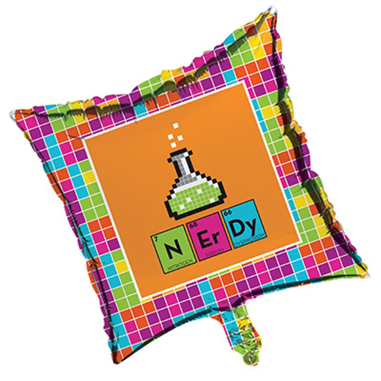 71dWkiNiqkL-2.jpg 18" Get Nerdy Balloon - Image 1