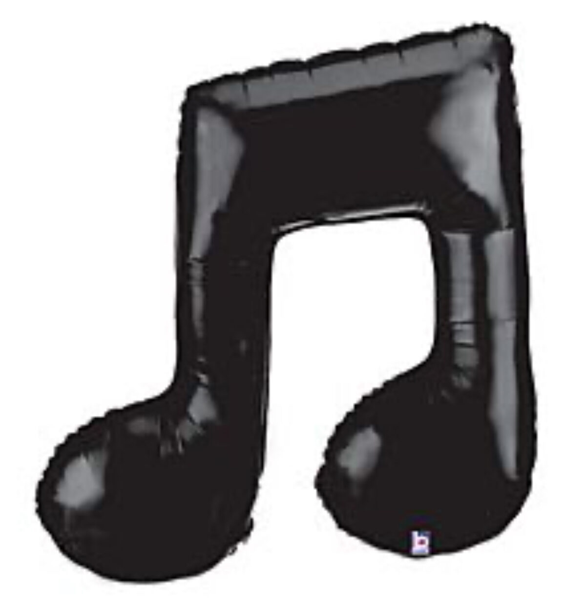 40" Black Double Music Note - PKG