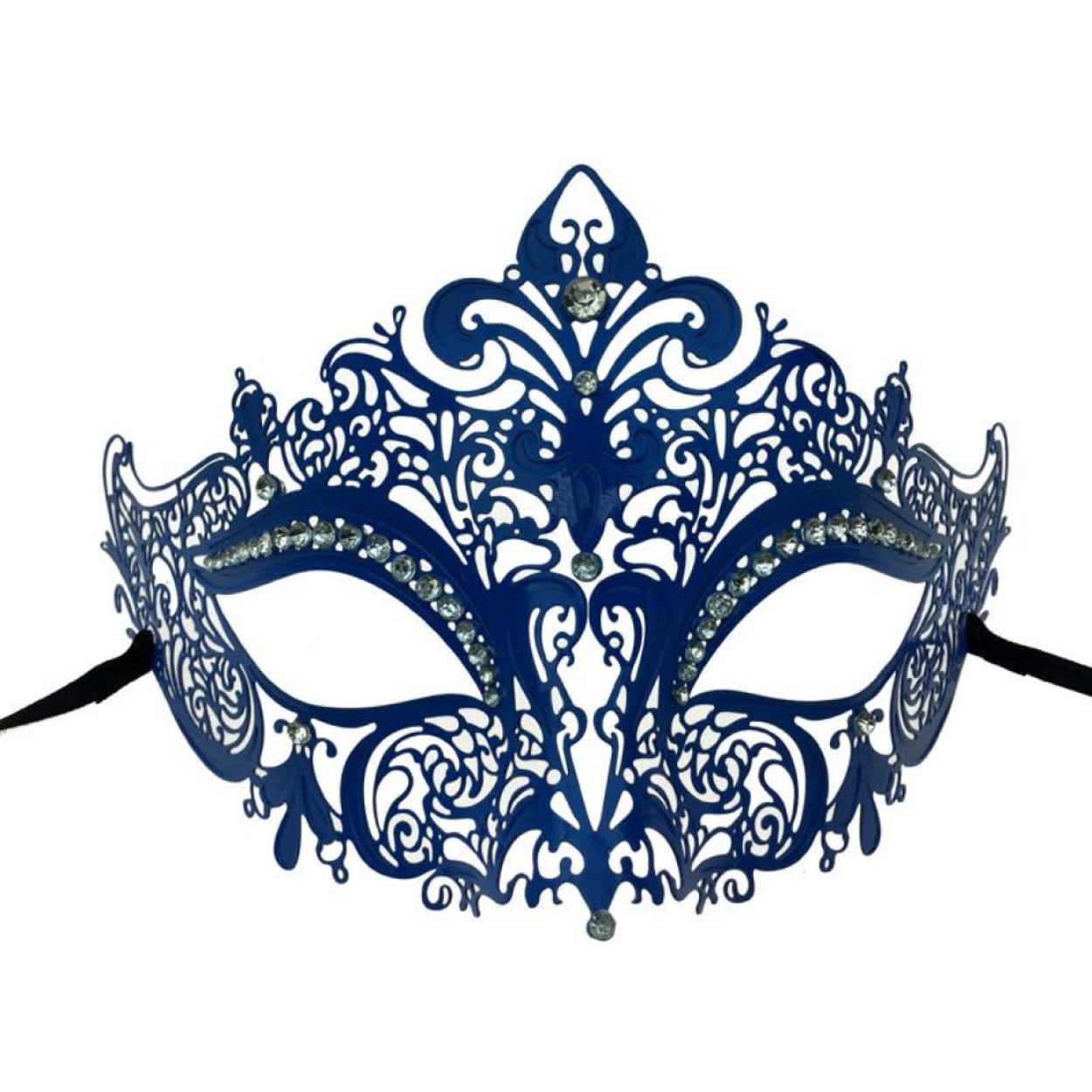 M7110CBu-1100x1100w.jpg BLUE FILIGREE MASQUERADE MASK - Image 1