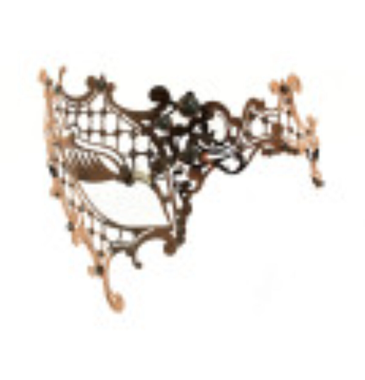ROSE GOLD FILIGREE MASK