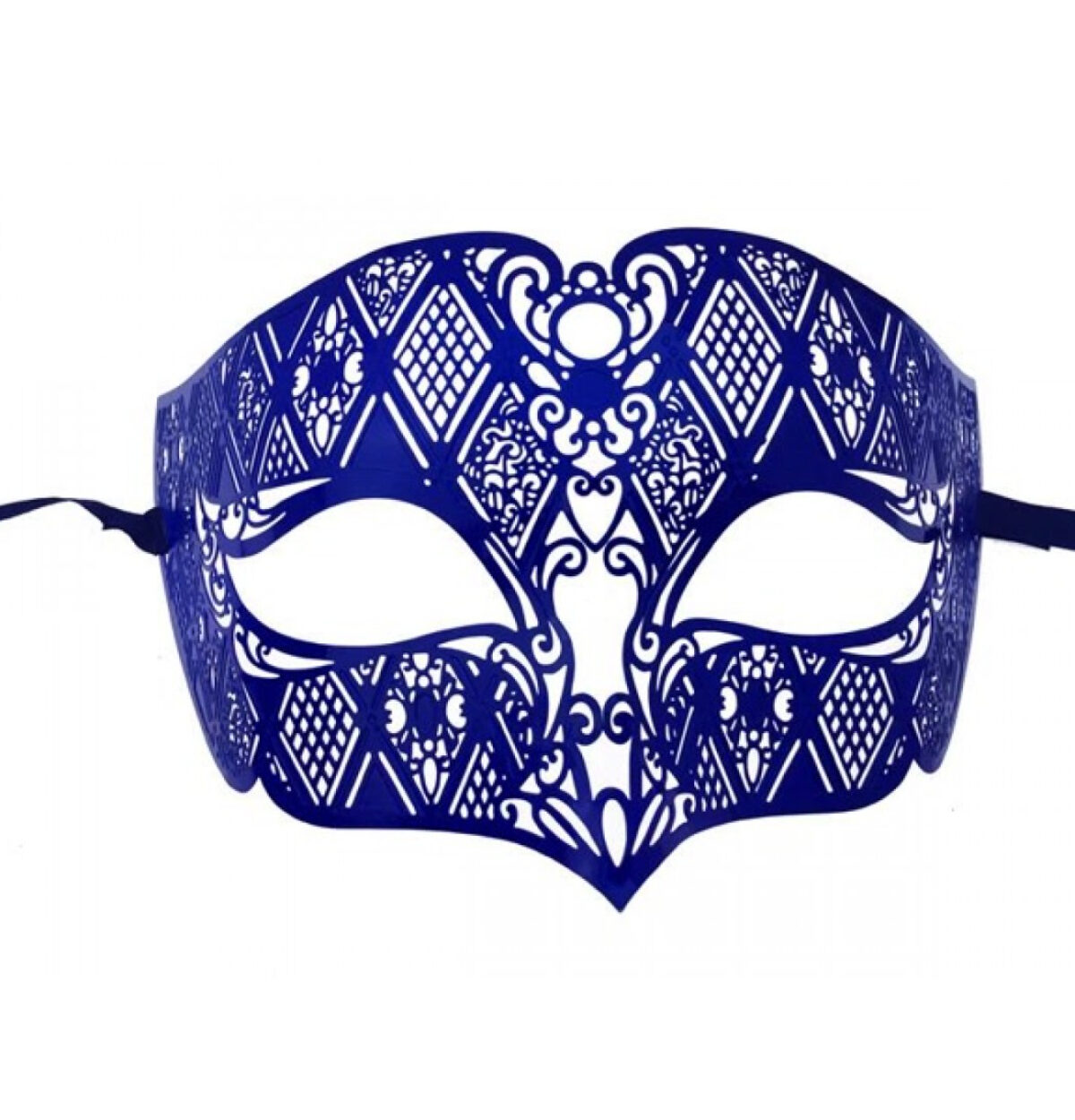BLUE FILIGREE MASK