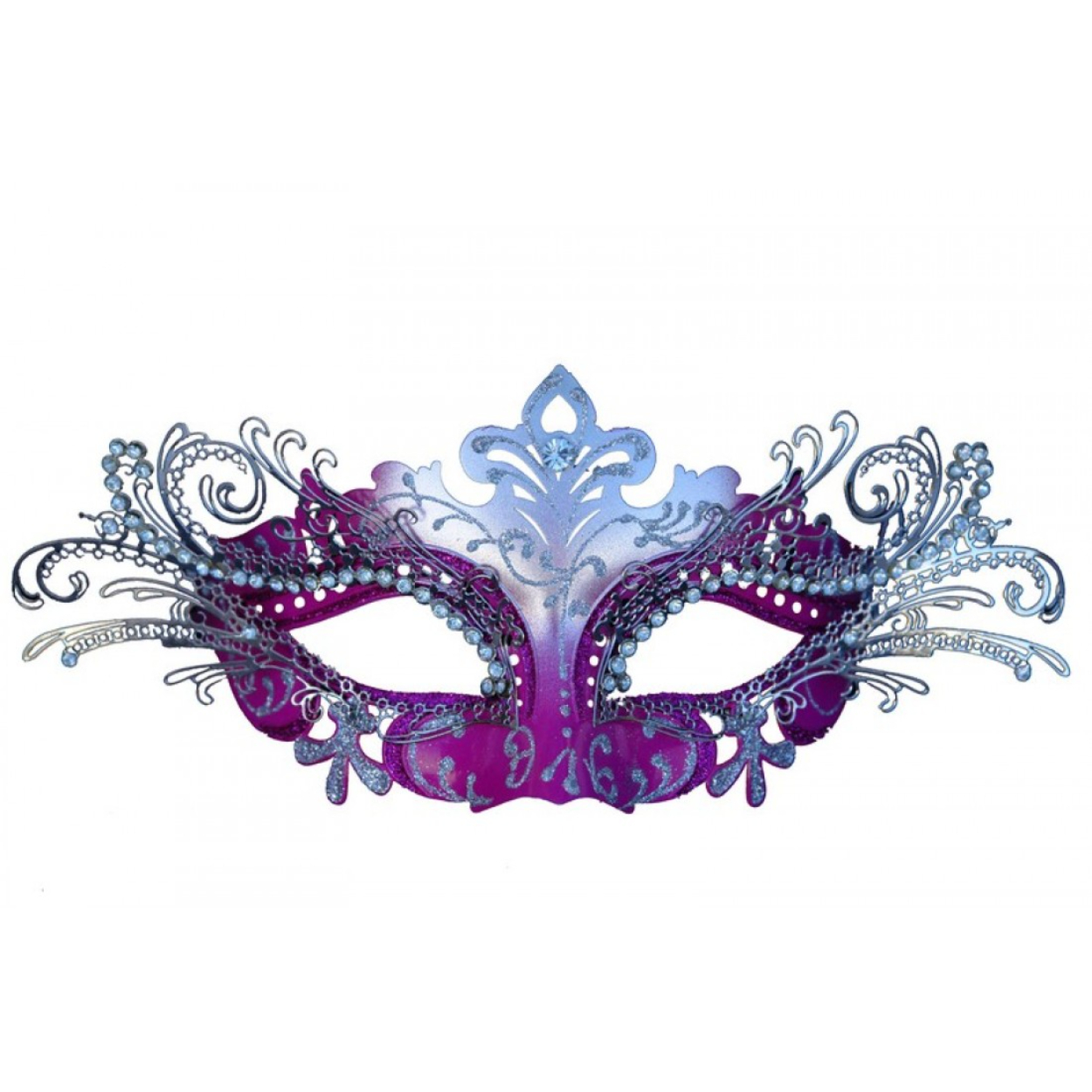 M7200HPS-1100x1100w.jpg HOT PINK FILIGREE MASK - Image 1
