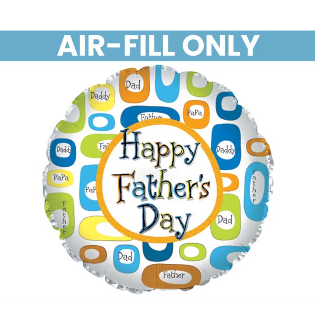9'' Father's Day Air-filled Balloon