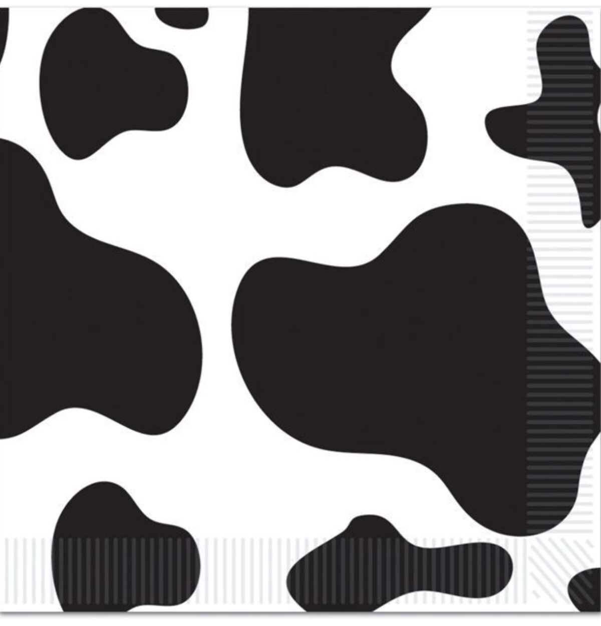 Cow Print Beverage Napkins 16ct.