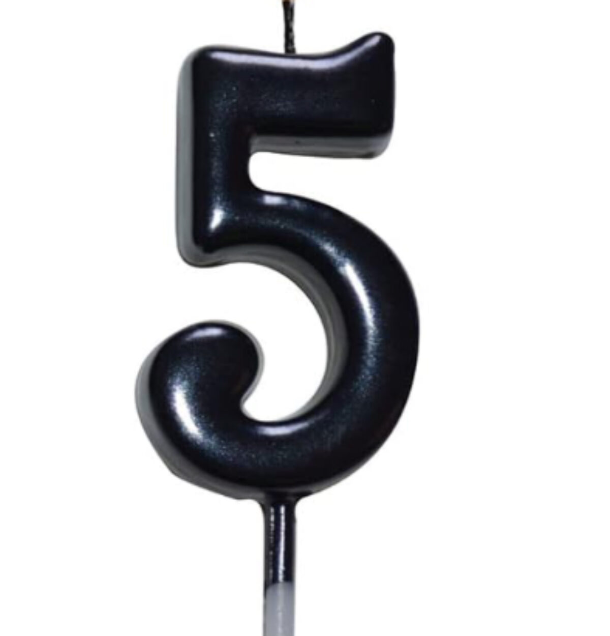 NUMBER CANDLE BLACK 5