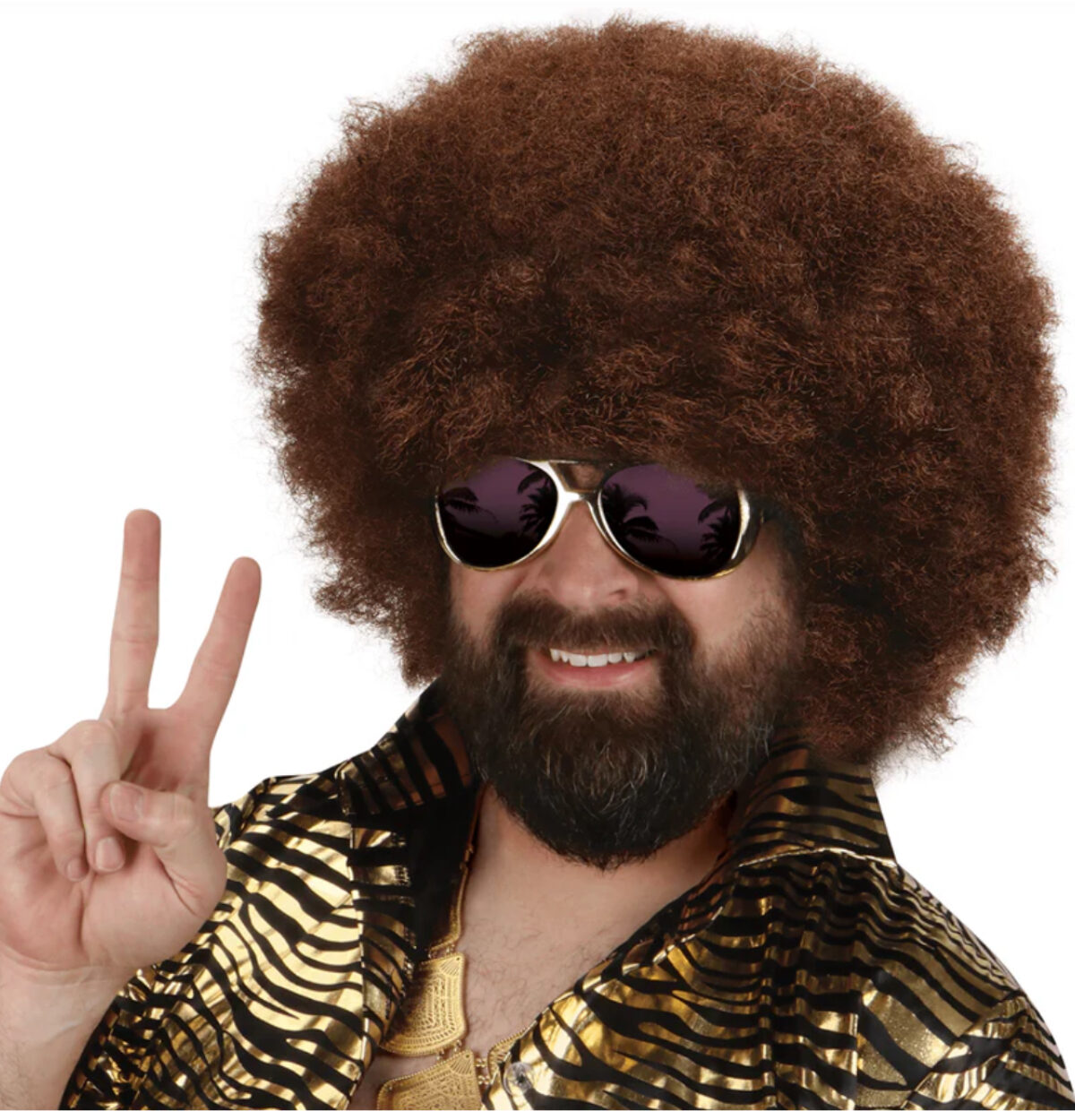 DELUXE AFRO WIG - BROWN