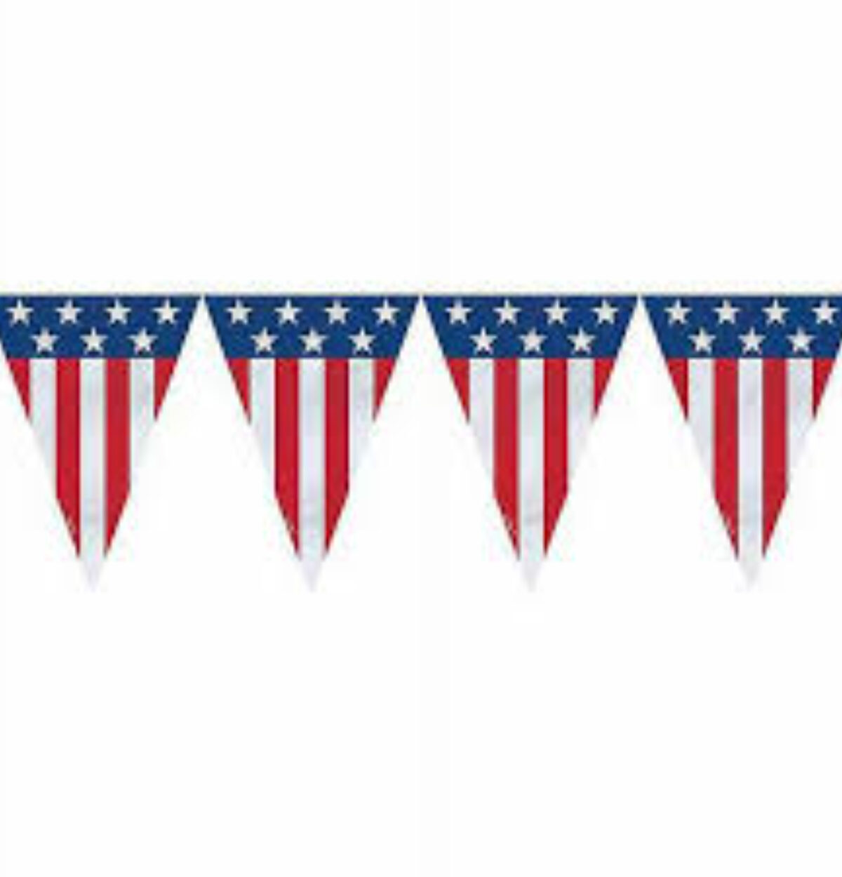 Patriotic Flag Banner 9 Ft