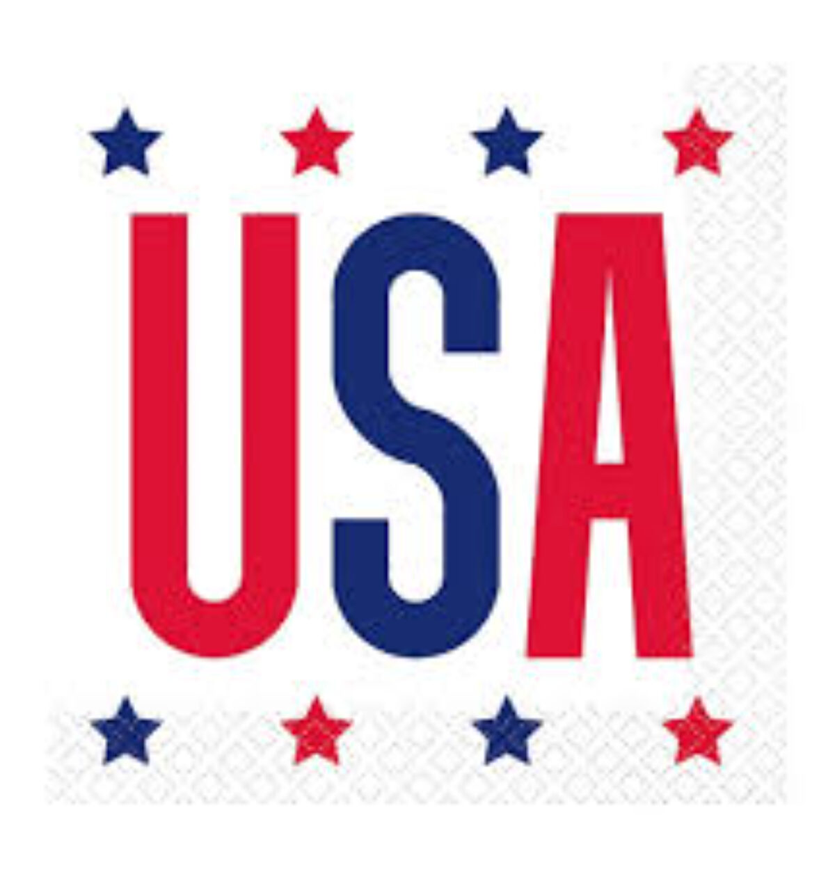 Peppy Patriotic "USA" Beverage Napkins 16ct.