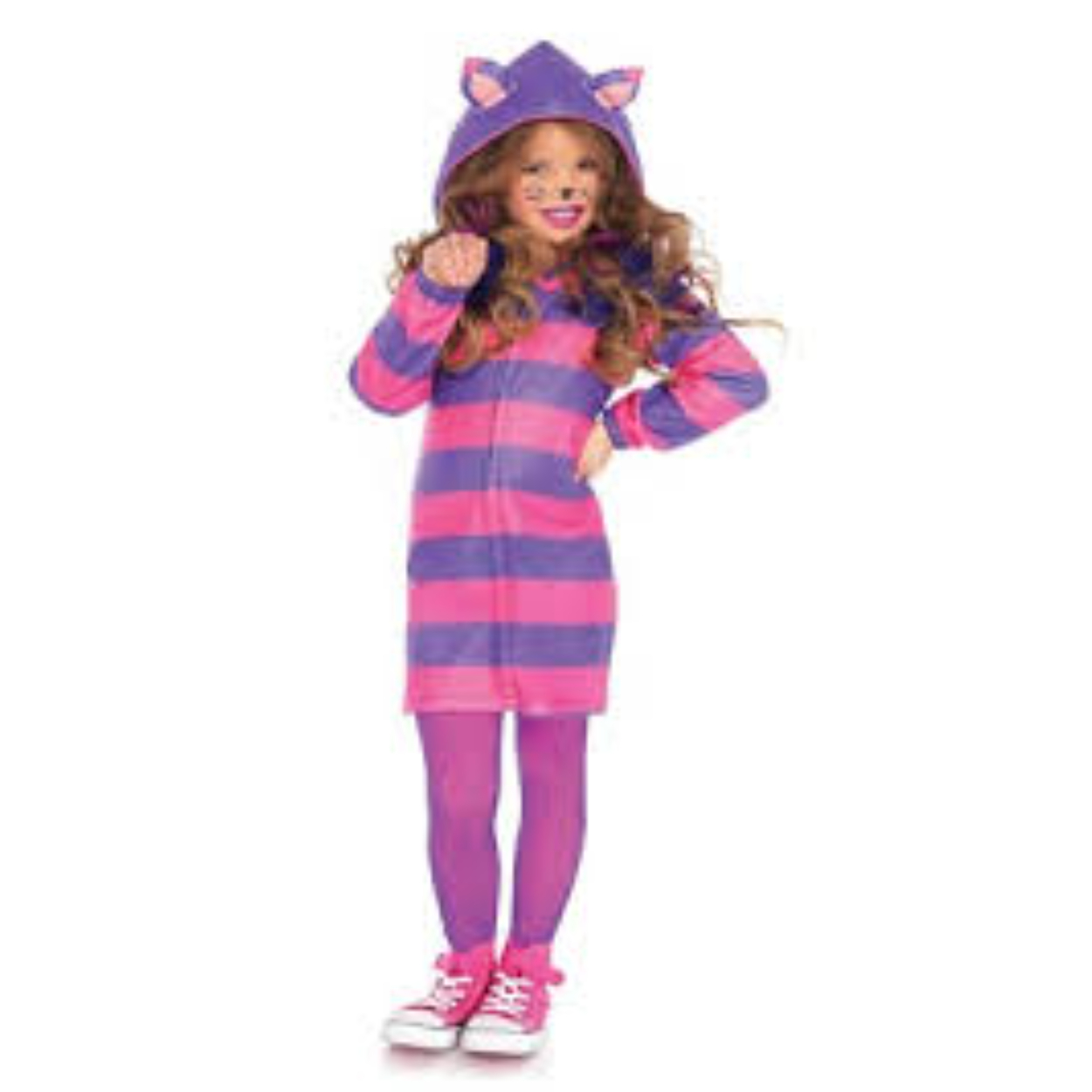 download-2026-06-08T164417-256.jpg Child Cozy Cheshire Cat Costume - Image 1