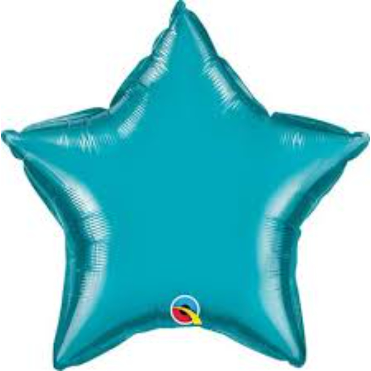 download-82.jpg 18" Turquoise Blue Star Balloon #802 - Image 1