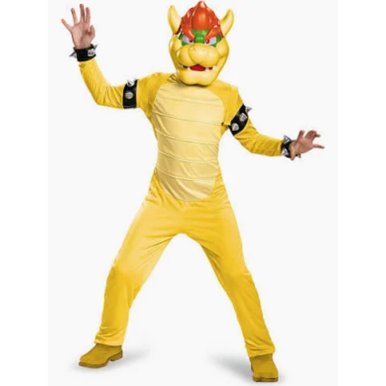 download.jpg Child BOWSER DELUXE Costume - Nintendo LARGE 10 - 12 - Image 1