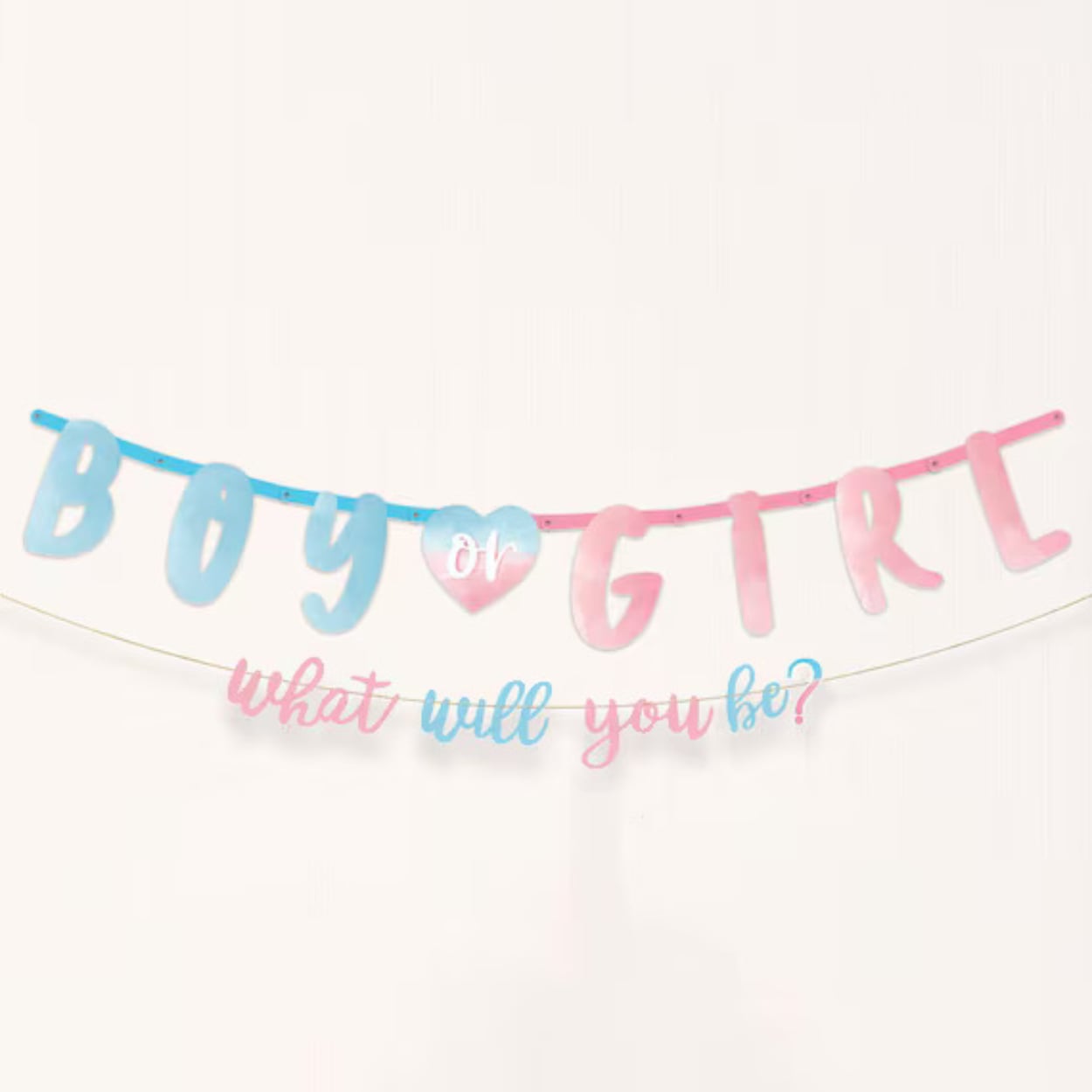 il_570xN-6874517550_ora1.jpg The Big Reveal Gender Reveal Jumbo Letter Banner Kit - Image 1