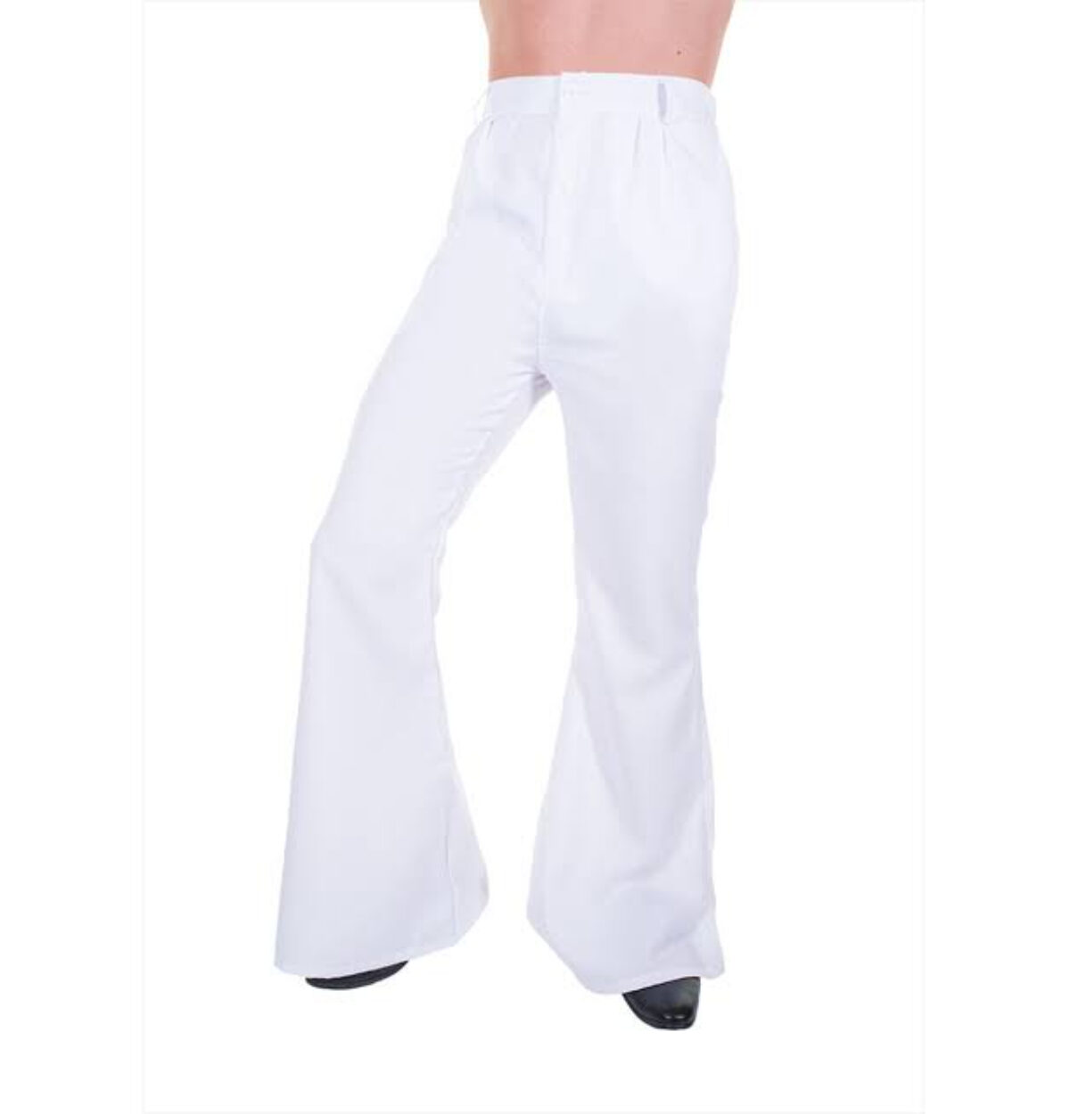 70S WHITE DISCO MEN'S COSTUME PANTS X-LARGE 46-48