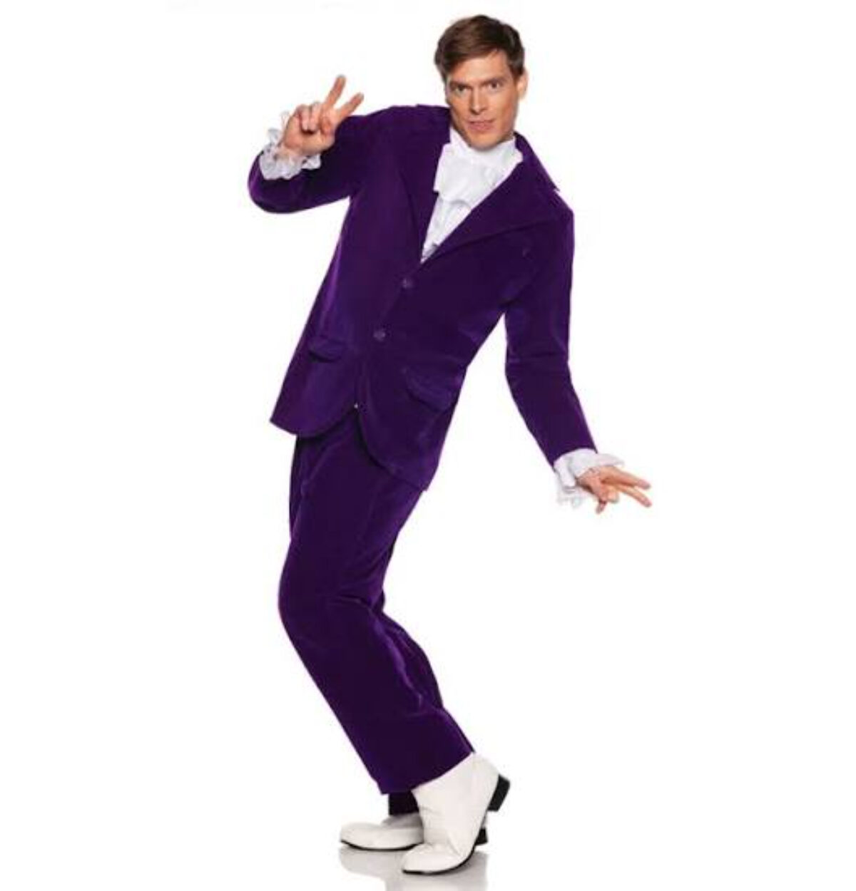 GROOVY SIXTIES PURPLE - ADULT COSTUME - XXL