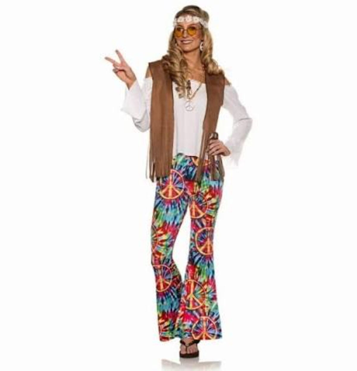 L - Fringed Hippie Set Costume