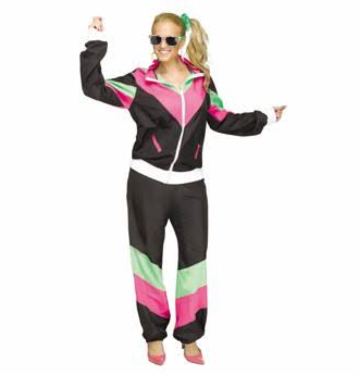 80's Track Suit Women's Costume - Small