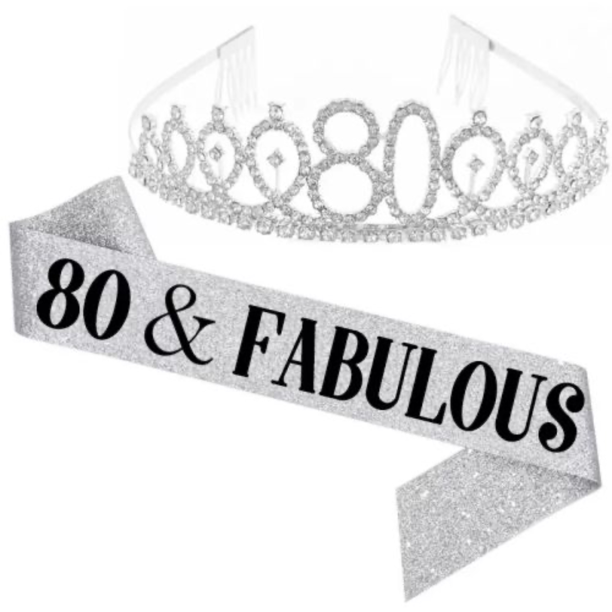 revId-14199-99-1214-w500-h500.jpg 80 & Fabulous Sash and Tiara - Image 1