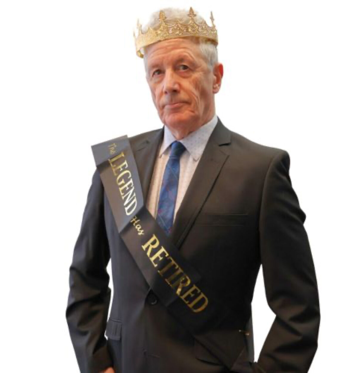 Legend has Retired Sash and Crown