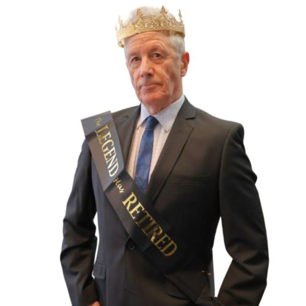 revId-14200-99-1215-w500-h500.jpg Legend has Retired Sash and Crown - Image 1