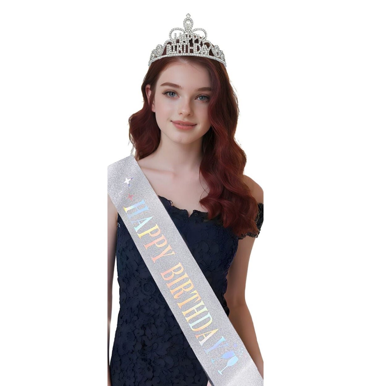 Happy Birthday Sash and Tiara