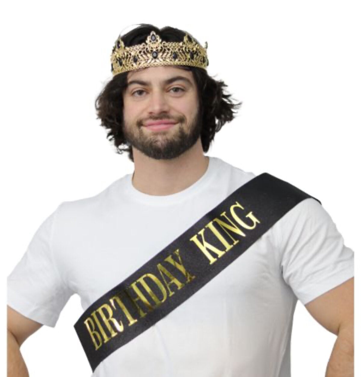 Birthday King Sash and Crown