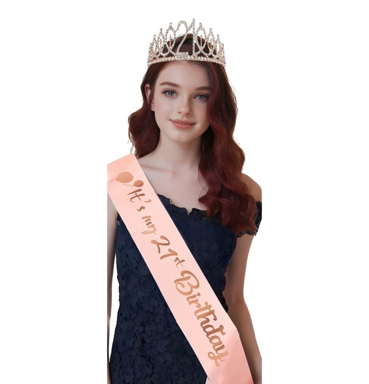 It's my 21st Birthday Sash and Tiara