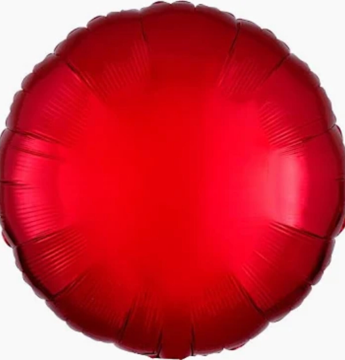 18" Red Round Balloon #711