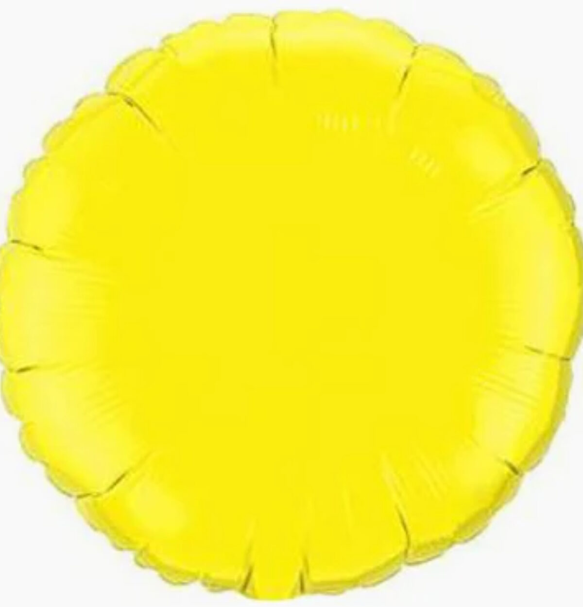 18" Yellow Round Balloon #741