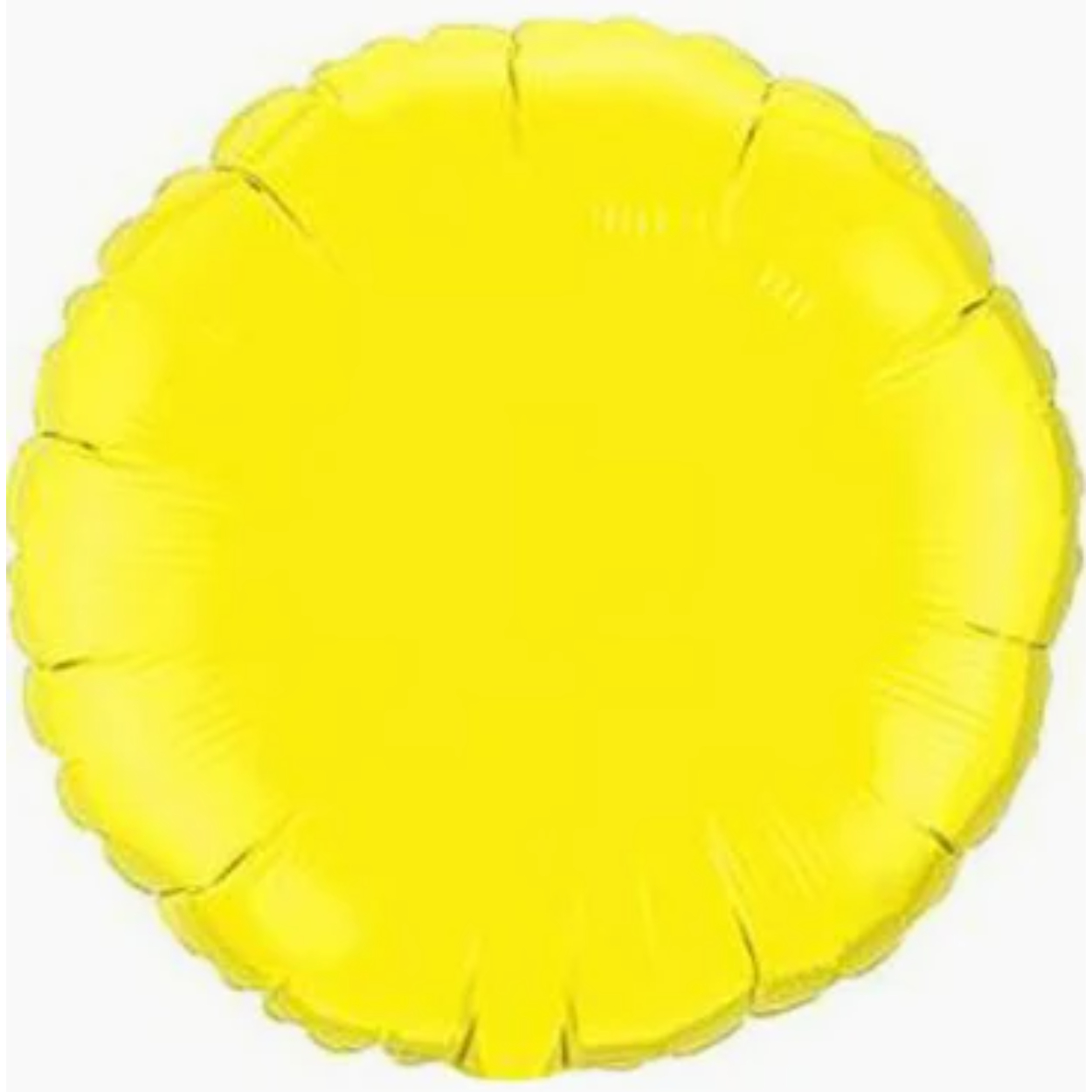 shopping-25.jpg 18" Yellow Round Balloon #741 - Image 1